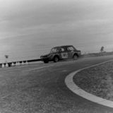 HILL CLIMB - Strathclyde Park, 22 September, 1979, Les Johnston (Hillman Imp) Alert marshal moving before the accident finishes at Triangle