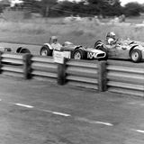 RACE - Croft, 08 July, 1967, Gordon Thomson (Car 104) vying for the lead