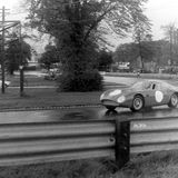 RACE - Ingliston, 01 October, 1966, Jimmy McInnes demonstrating Maj. Hartley Whyte's Aston Martin DB4 Zagato