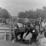 RACE - Ingliston, 03 September, 1967, Ernie Blackadder (Lotus Elan) In the barrier...