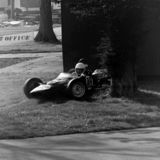 RACE - Ingliston, 06 April, 1980, Unknown driver and car stops by the Post Office....(just after Left-Hander)