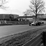 RACE - Ingliston, 07 April, 1968, Willie Forbes (Lola T142) In the lead through the Esses