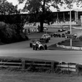 RACE - Ingliston, 12 October, 1980, (Historic car racing) Entering the Esses
