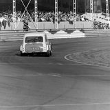 RACE - Ingliston, 12 October, 1980, (Unknown driver (Mini) Entering Arena)