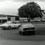 RACE - Ingliston, 17 August, 1980, John Cleland (Opel Monza) In the lead at the Hairpin