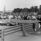 RACE - Ingliston, 23 July, 1967 Unknown driver and Unknown car (No.12) on fire (2)