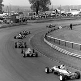 RACE - Ingliston, Unknown date, May, 1990, Geordie Taylor leading the pack into the arena (2)