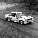 RALLY -1987 Artigraf Kingdom Stages Rally, Harry and John Rodger (Opel Ascona 400)