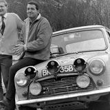 RALLY - 1968 Snowman Rally, Charlie Bruce Miller (R) and Martin Jeffrey (Mini Cooper S)