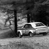 RALLY - 1980 Snowman, David Gillanders and Ross Baird (Ford Escort RS1800) With a left rear puncture
