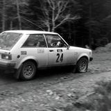 RALLY - 1980 Snowman Rally, (Talbot Sunbeam with a puncture)