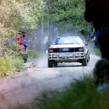 RALLY - 1982 Scottish Rally, Ordiequish, Hannu Mikkola and Arne Hertz (Audi Quattro)