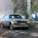 RALLY - 1984 Hackle Rally, Blair Castle, Dougie Riach after his roll in Errochty (Ford Escort RS1800) (1)