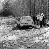 RALLY - 1990 Granite City Rally, Ordiequish, Graeme Mowat and Ian Boyles (Peugeot 205)