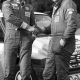 RALLY - Ken Wood (R) and Peter Brown