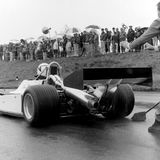 SPRINT - Alford, 11 May, 1990, John Whyte (Pilbeam MP22) Getting a helping hand from Graeme Wight Snr.