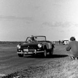 SPRINT Crimond, 02 April, 1967, Photographer, Doug Westland captures a closer shot of Ted Paterson (Triumph Spitfire)