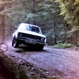 Two-wheeling Ford Escort, Arbroath Stages, 1983