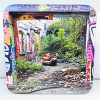 'Finding Myself' Single coaster 9cm x 9cm, 3mm thick.