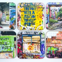 Set of 6 coasters, SHEFFIELD