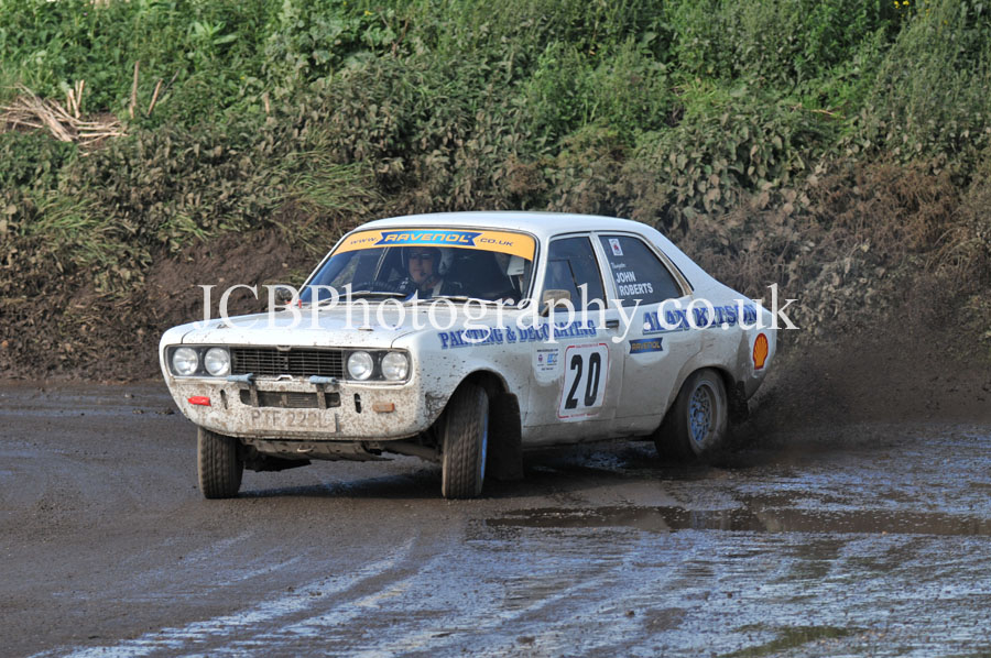 Hillman Avenger driven by Alan Kitson and co-driver John Roberts