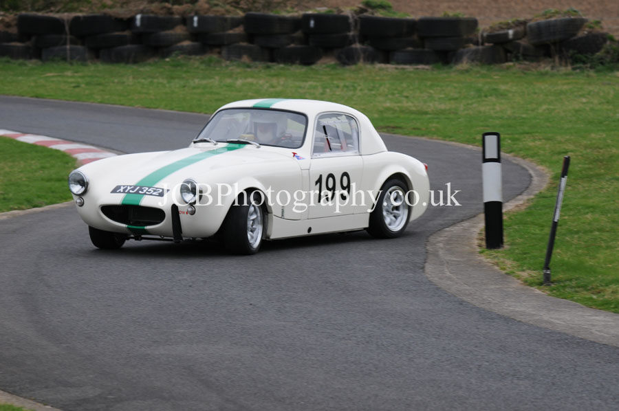 Austin Healey Sebring Sprite driven by Les Procter
