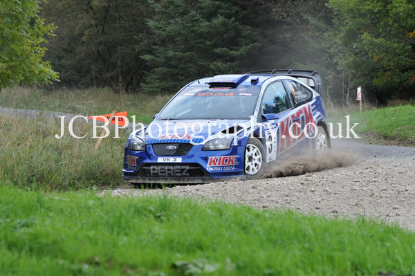 Ford Focus WRC driven by Steve Perez and co-driver Paul Spooner