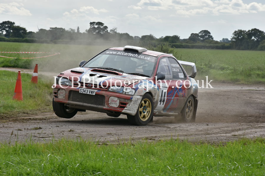 Subaru Impreza driven by Colin Mills and co-driver Philip Rushton