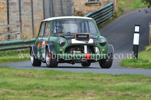 Morris Mini driven by Roy Bolderson