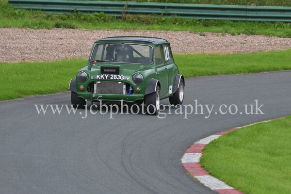 Morris Mini driven by Roy Bolderson