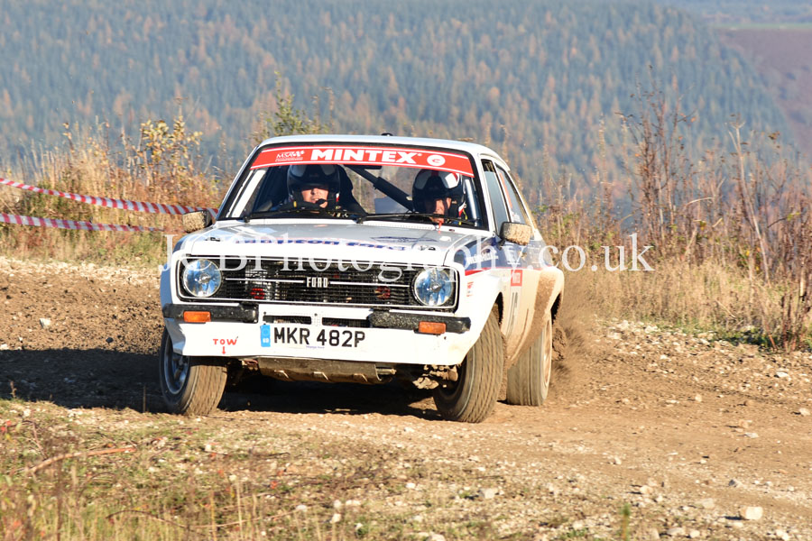 Ford Escort MkII driven by Mark Bentley and co-driver Ed Bentley.
