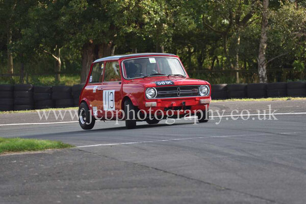 Mini 1275 GT driven by Richard Derrick