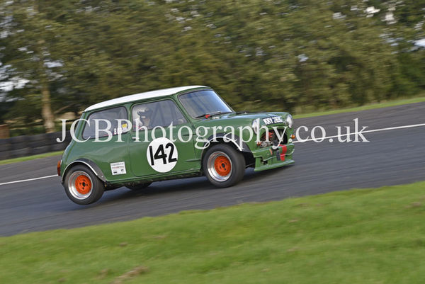 Morris Mini driven by Roy Bolderson