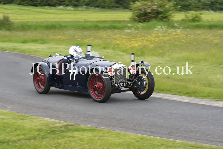 Riley Brooklands driven by Ian Standing