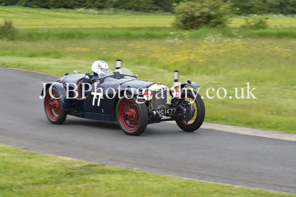 Riley Brooklands driven by Ian Standing