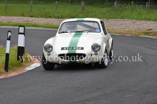 Austin Healey Sebring Sprite driven by Richard Jones