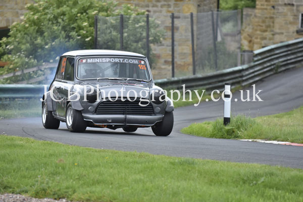 Austin Mini driven by Richard Wood