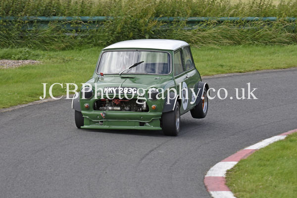 Morris Mini driven by Roy Bolderson