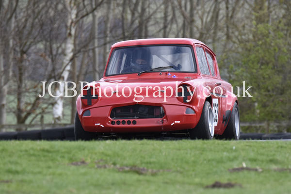 Ford Anglia driven by Jeremy McErlain