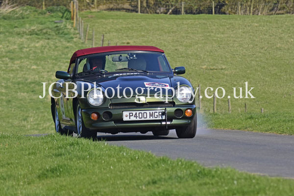 MG RV8 driven by Dave Morris