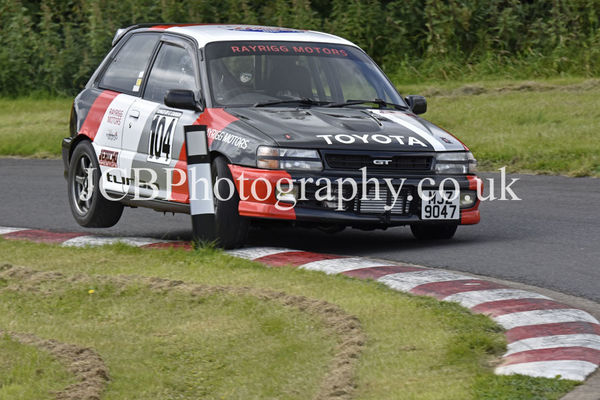 Toyota Starlet driven by Gordon Riley