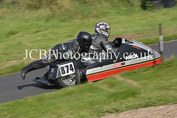 Honda ridden by Terry & Rachael Truman