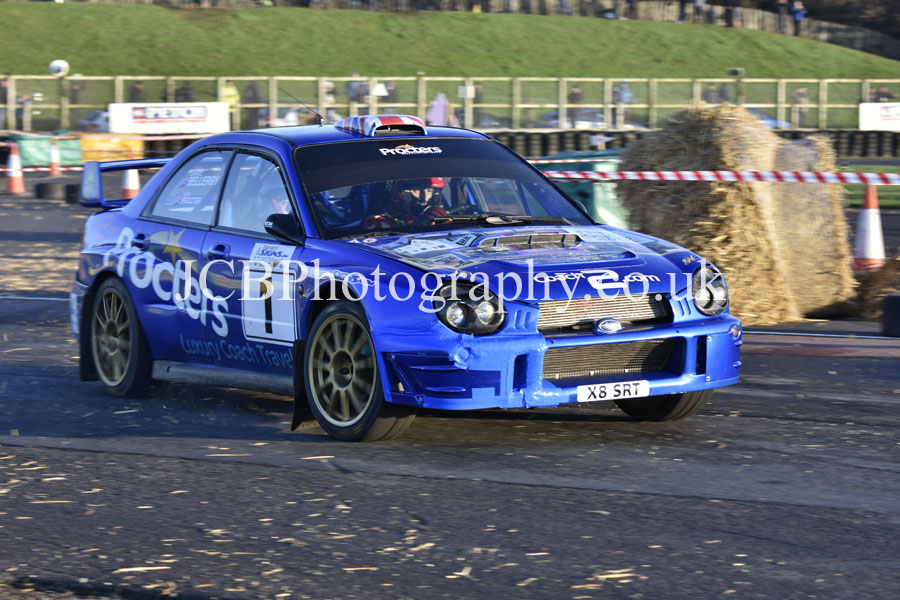 Winners of the Swift Signs Christmas Stages Rally 2015.
