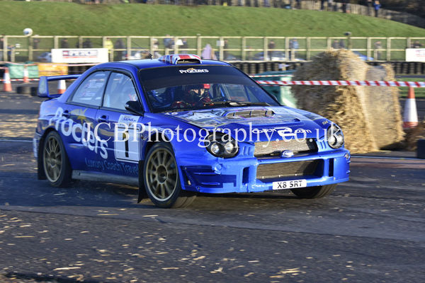 Winners of the Swift Signs Christmas Stages Rally 2015.