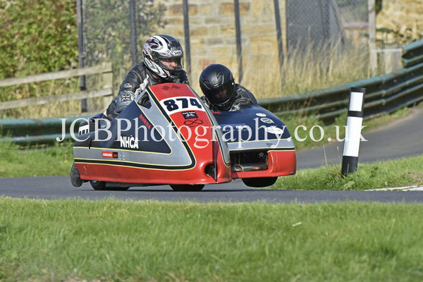 Honda ridden by Terry & Rachael Truman