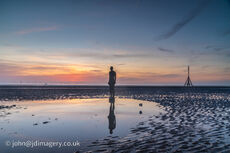 After the sunset (crosby beach)