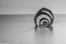 High tide at Marys shell (mono)