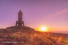 Sunset at darwen tower