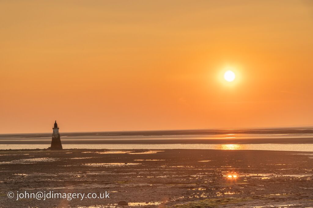 Sunset at plover scar