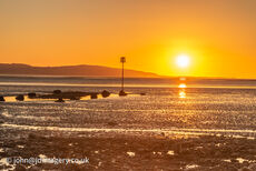 Sunset at west kirby